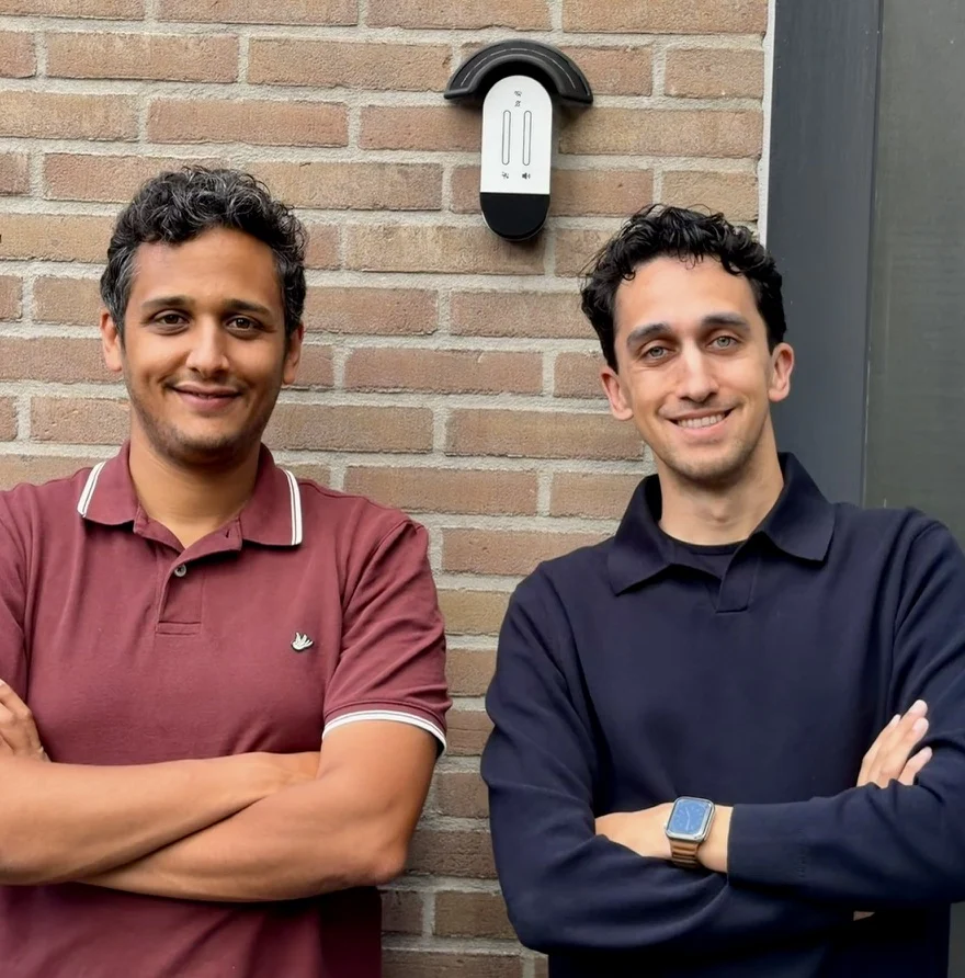 MedeMeter founders Michael Devid & Koos Habte